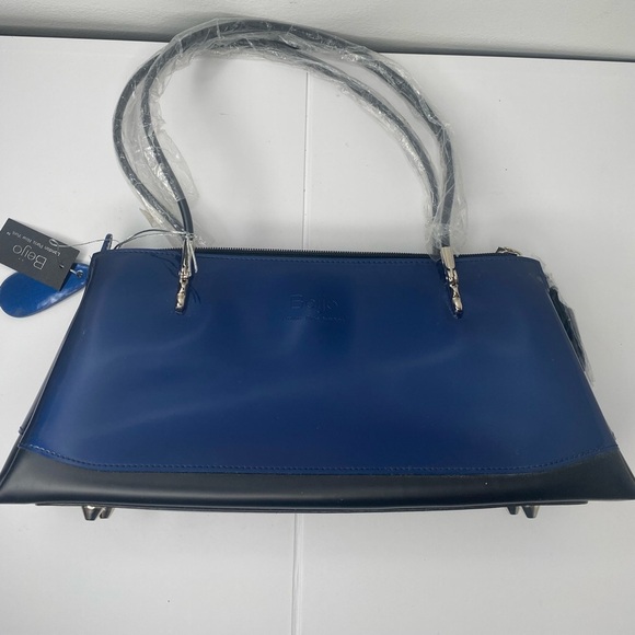 Beijo London Paris New York NWT Blue/Black Handbag - Picture 2 of 6